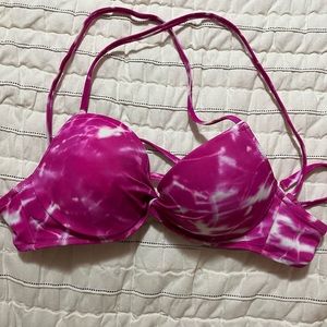 Hot Pink Push Up Bikini Top
